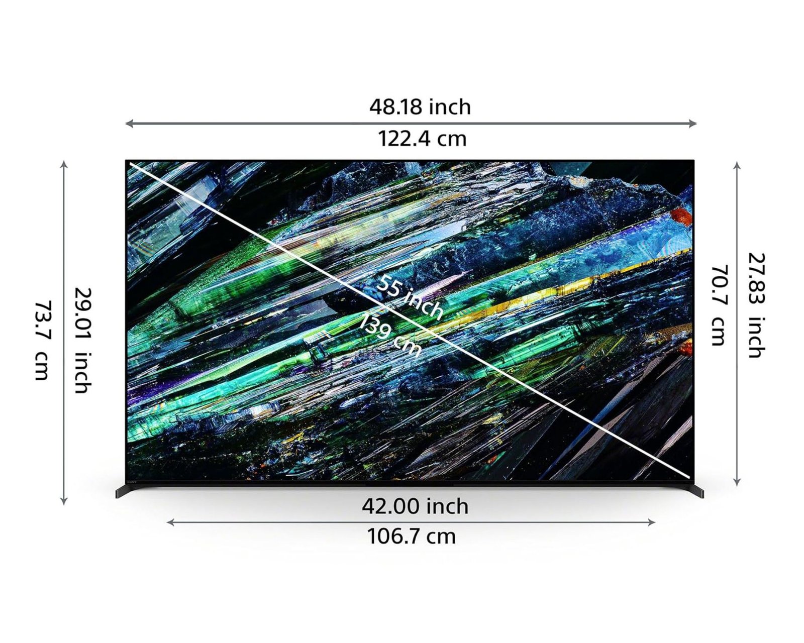 Sony Bravia 139 cm (55 inches) XR Series 4K Ultra HD Smart OLED Google TV XR-55A95L (Black) - Image 3